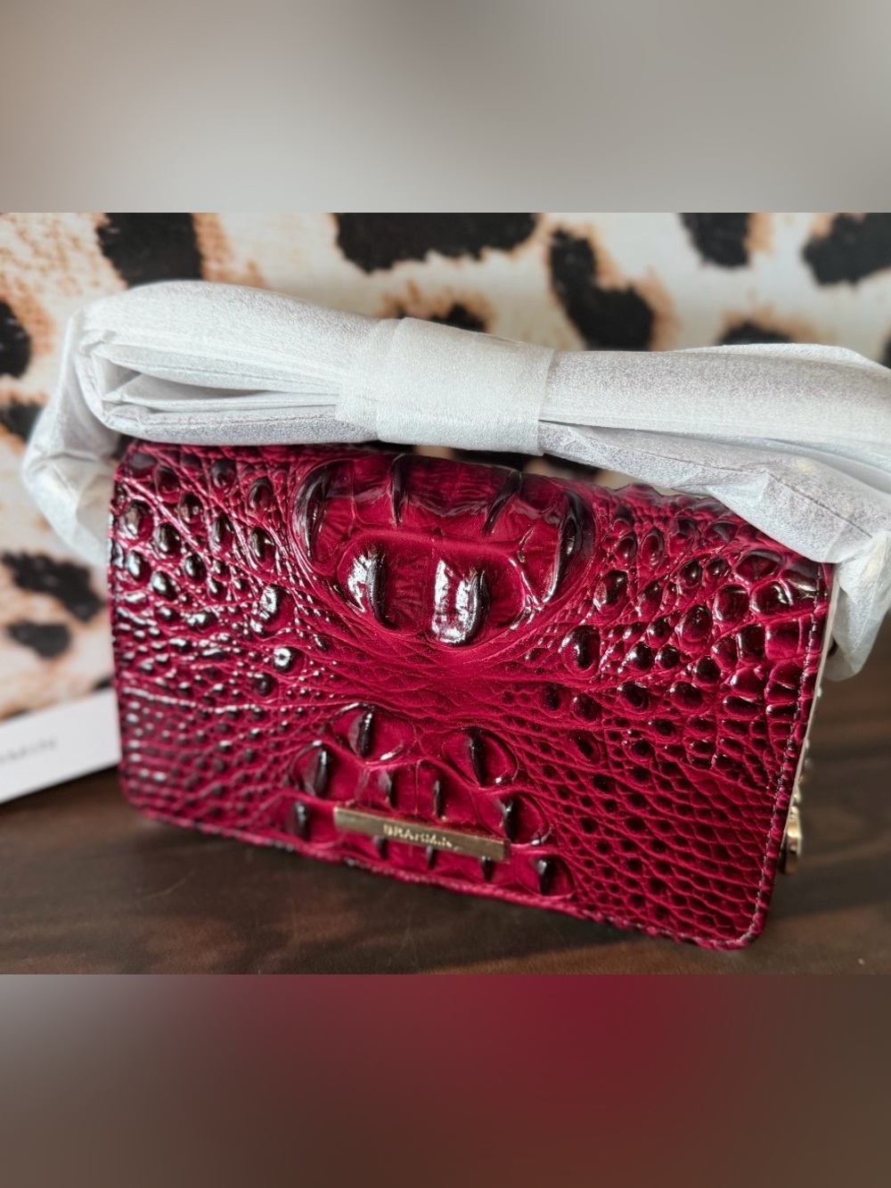 Brahmin Minuette Cherry Laquer Melbourne New with Tags! Crossbody FIRM$